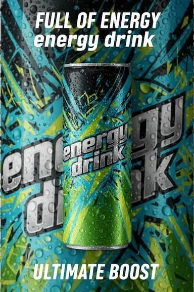 Energy Drink Ad template preview